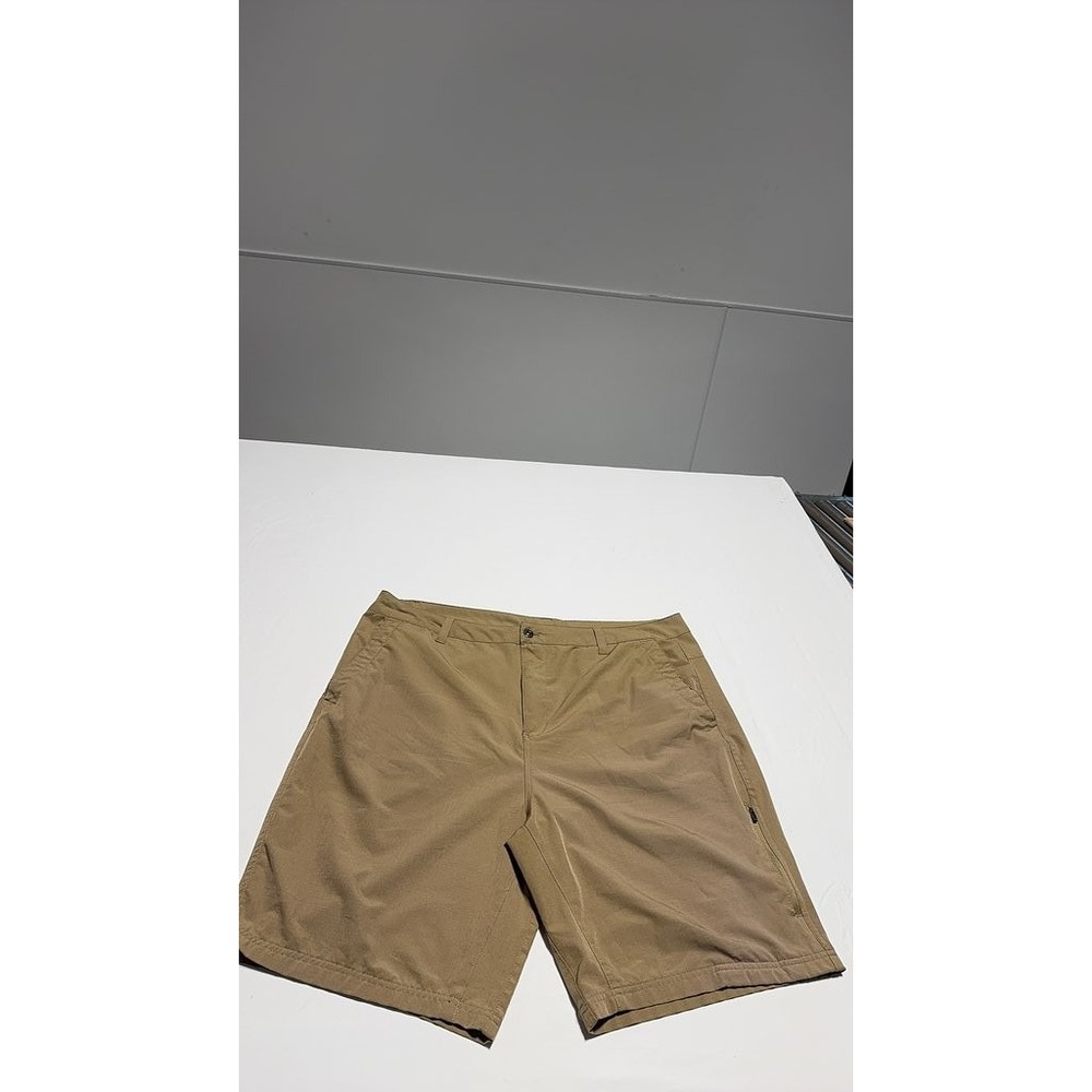 Gerry Mens Khaki Outdoor Casual Shorts Size 40 Tan Polyester